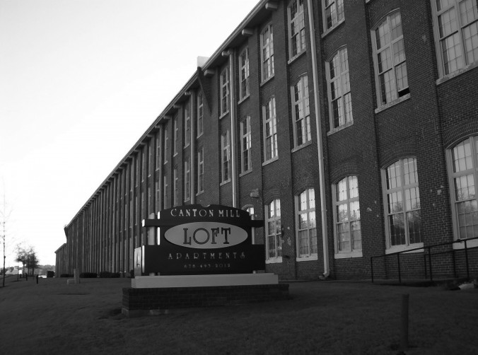 Canton Mill Lofts Sign